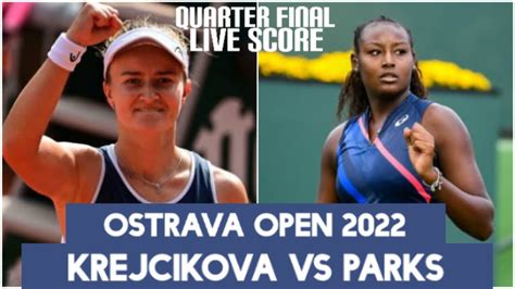 Barbora Krejcikova vs. Alycia Parks .
